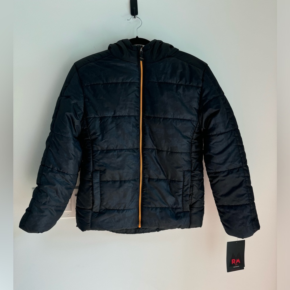 RM 1958 By Mrosemont Performance Jacket For boys Size 18/20 Black NEW